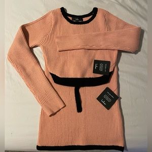 Lulus black and pink sweater set